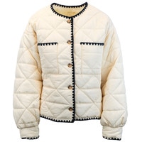 Women's Quilted Scallop Edge Jacket